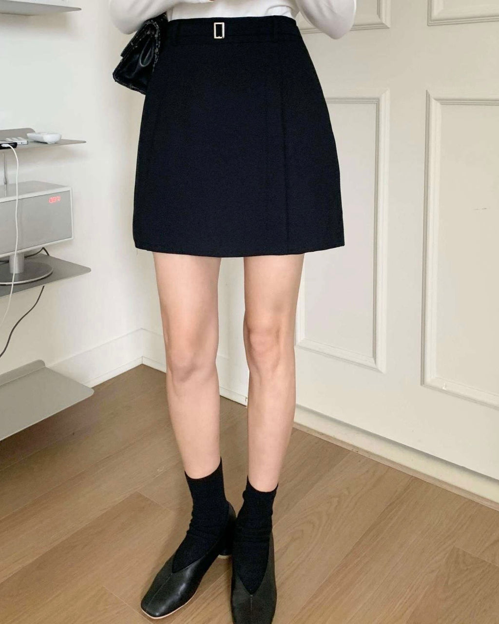 Shew Belt Mini Skirt