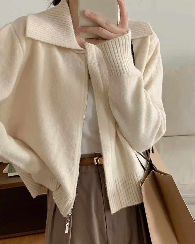 Onion Knit Zip-Up