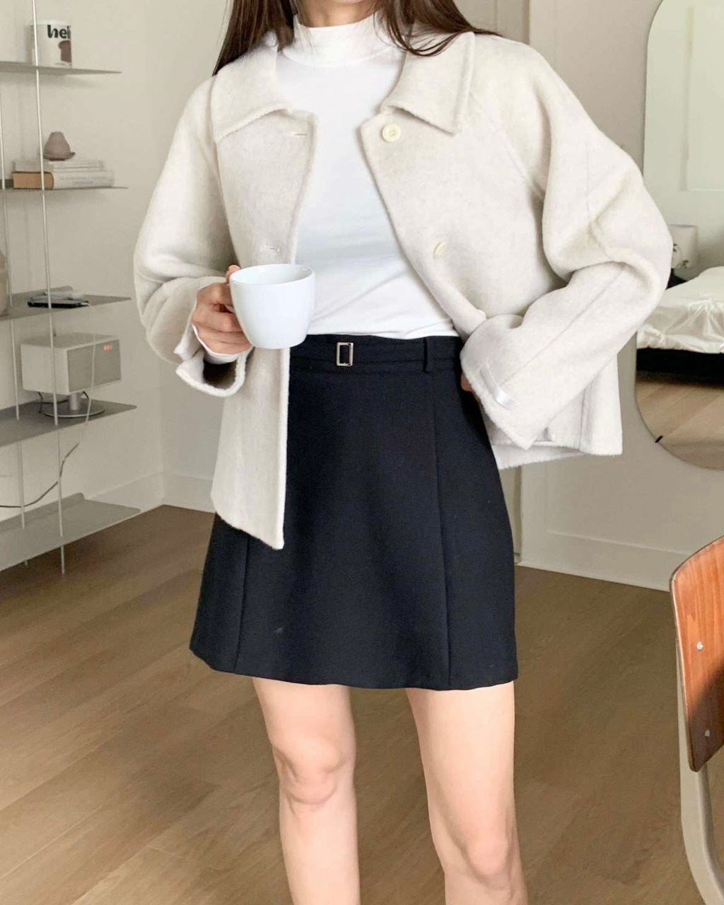 Shew Belt Mini Skirt