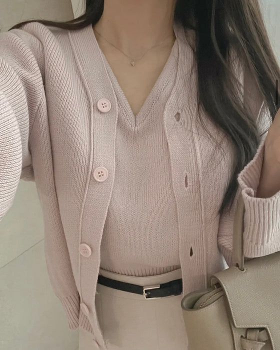 Janet Cardigan Set