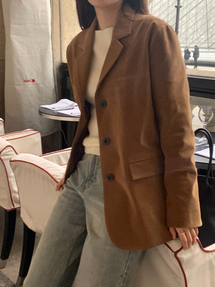 Premium Montaigne Suede Jacket
