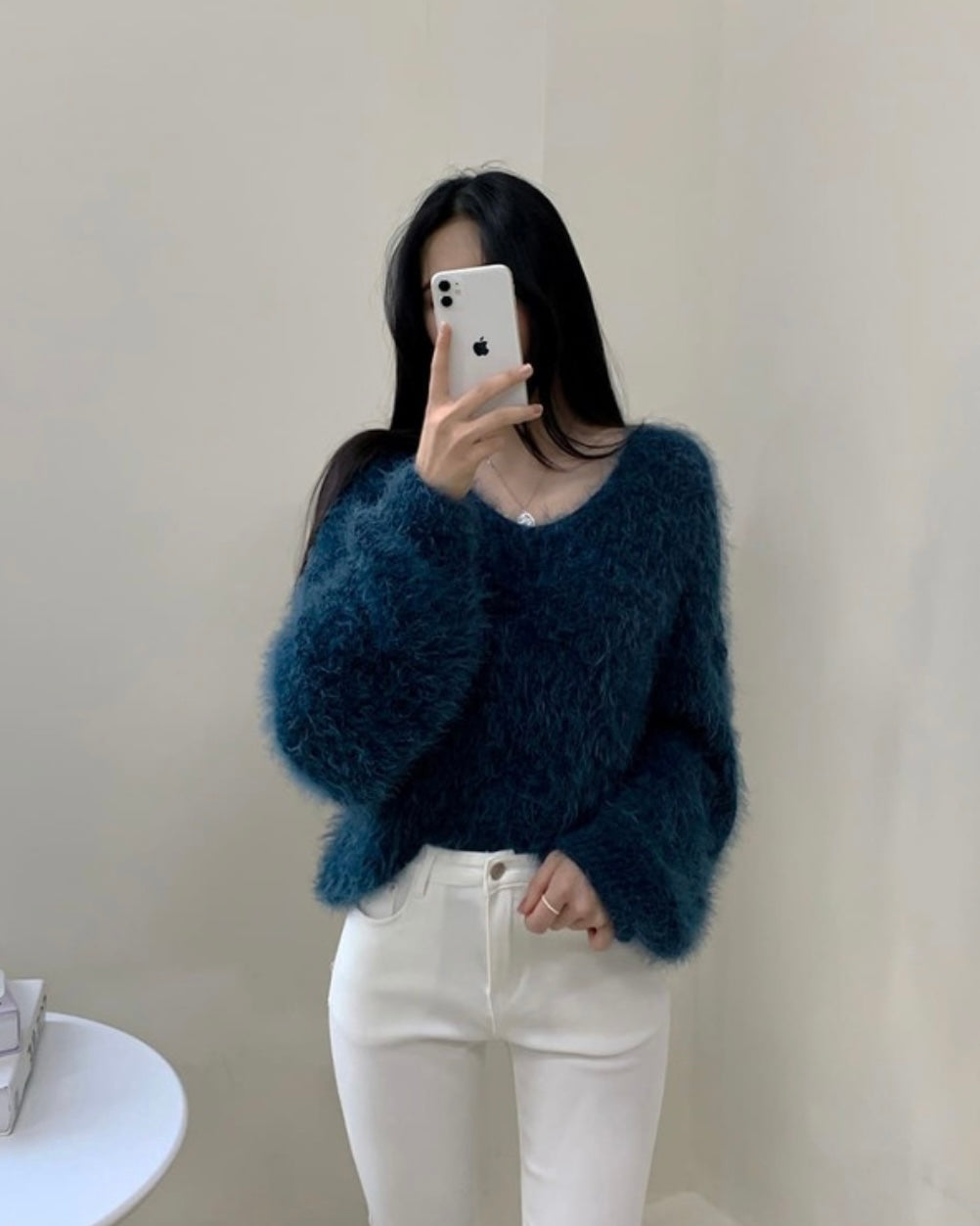 Eva V-Neck Knit Top