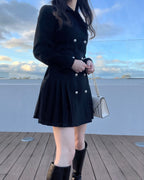 Pleats Jacket Dress