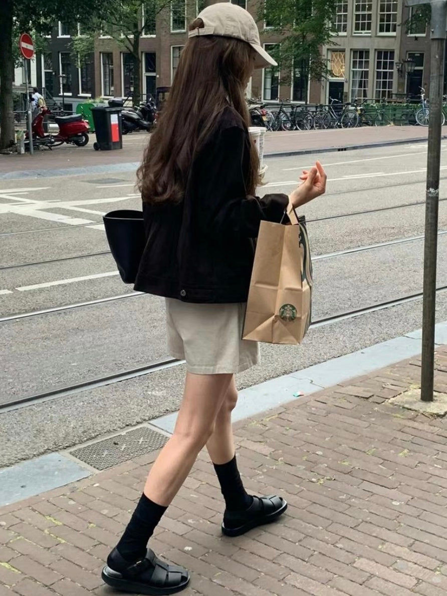 Brick Suede Jacket