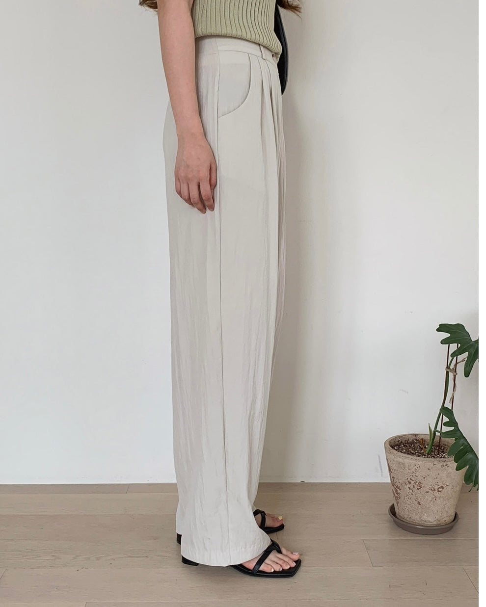 Summer Pin-Tuck Slacks