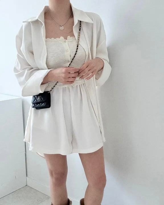 Glow Shirt Two-Piece Set