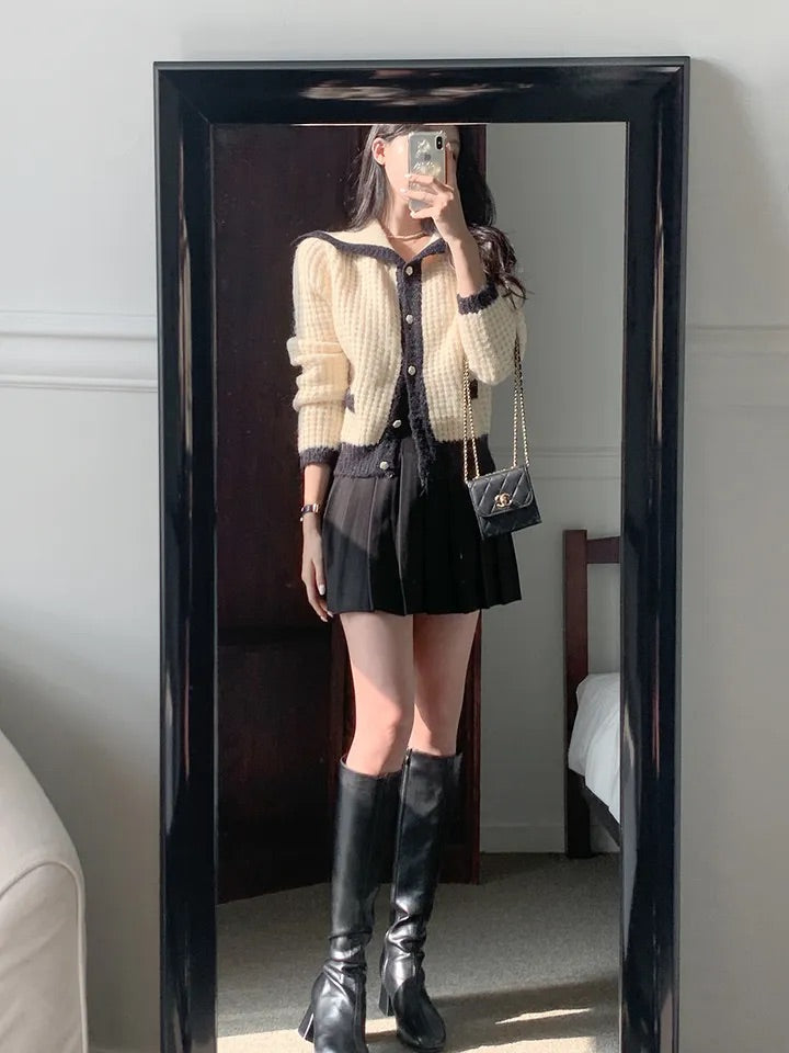 Waffle Cardigan