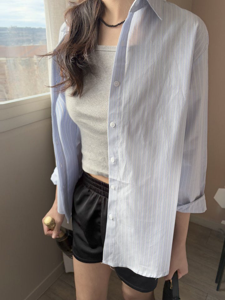 Over Striped Shirt