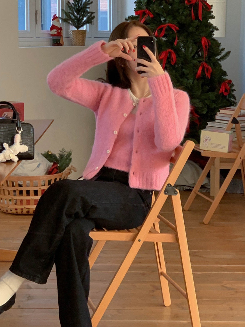 Alpaca Cardigan - 90% Alpaca