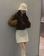 Heart Quilted Baning Skirt