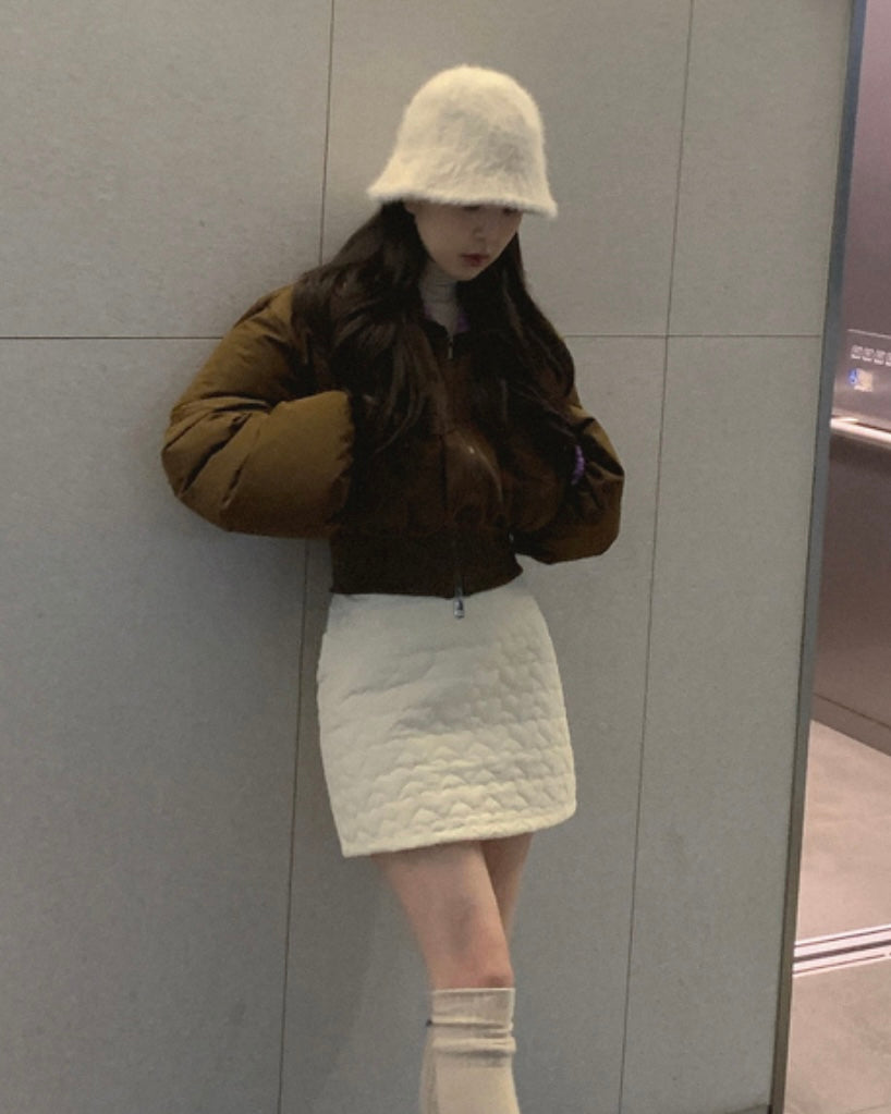 Heart Quilted Baning Skirt