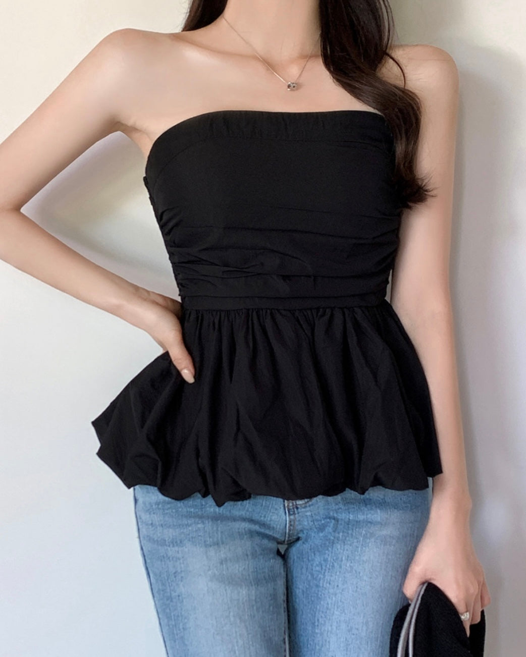 Pumpkin Banding Tube Top