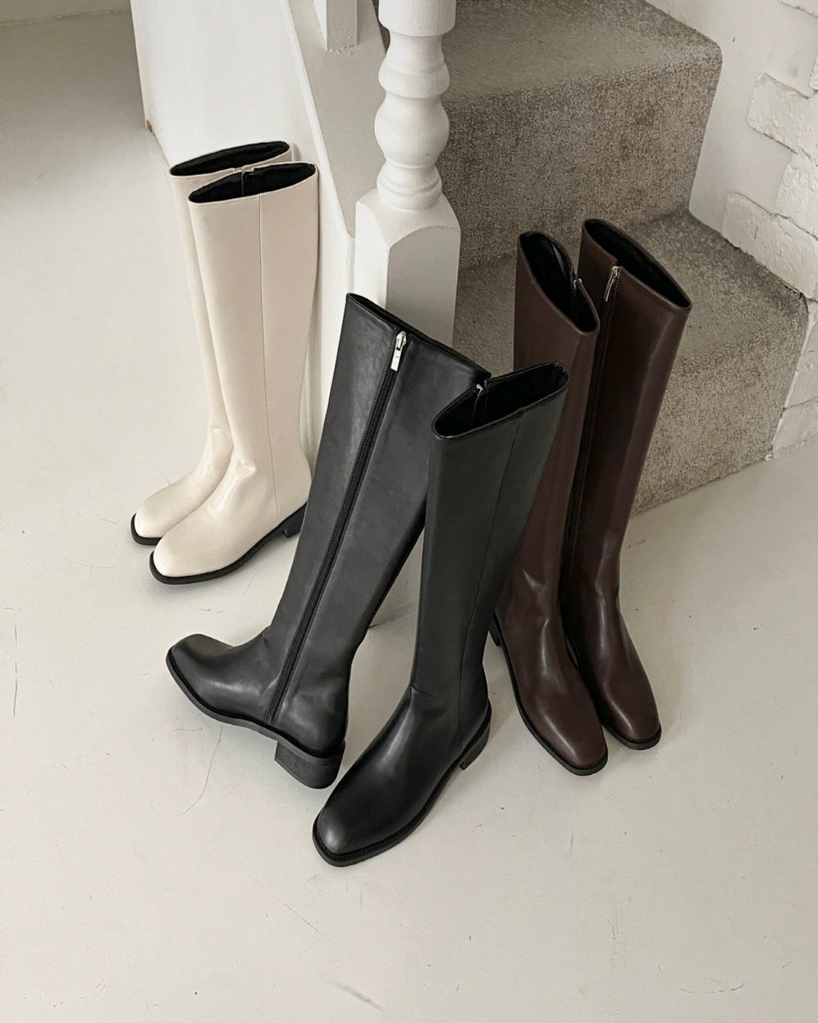 Premium Square Long Boots