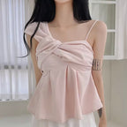 One Shoulder Twist Blouse