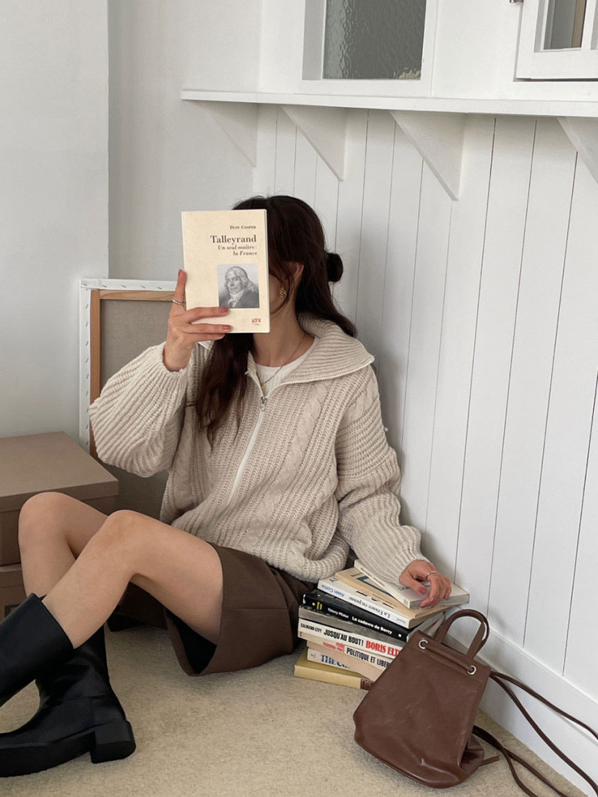 Days Knit Zip-Up