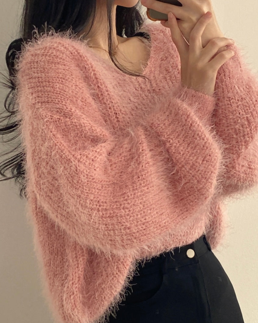 Eva V-Neck Knit Top