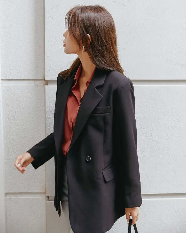 Double-layer One Button Jacket
