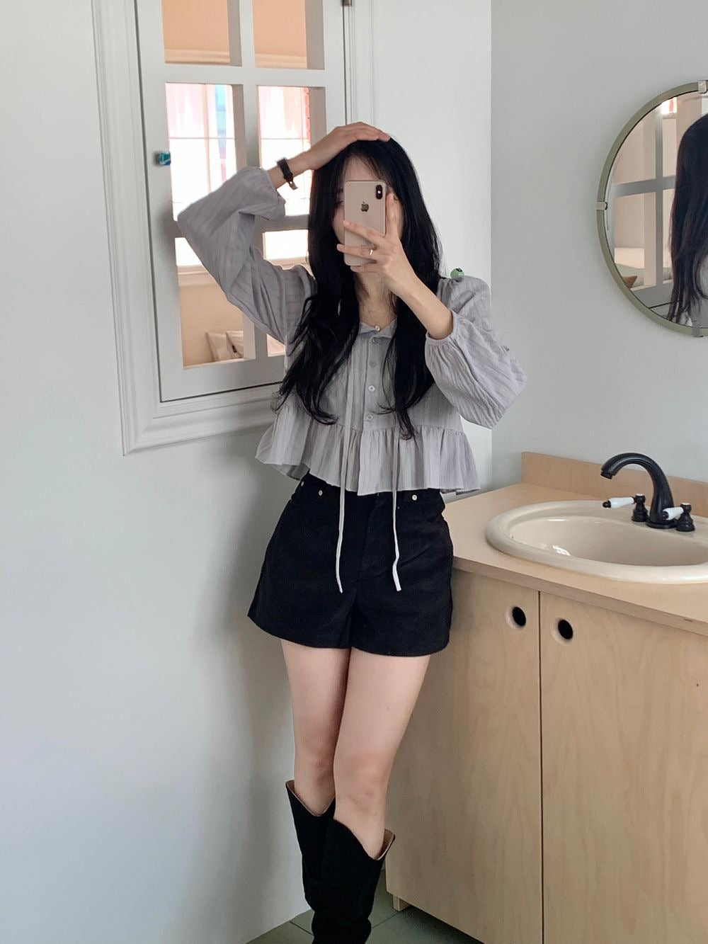 Evita Frill Blouse