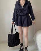 [ Sale Excluded ] Nylon Pumpkin Two-Piece Set