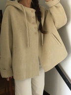 Haze Hoodie 80% Wool Handmade Coat