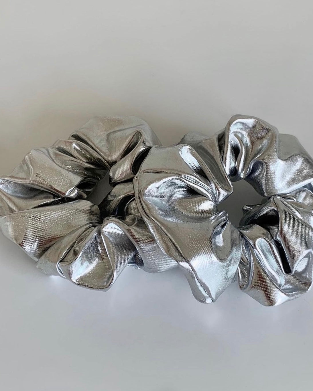 Silver Scrunchie