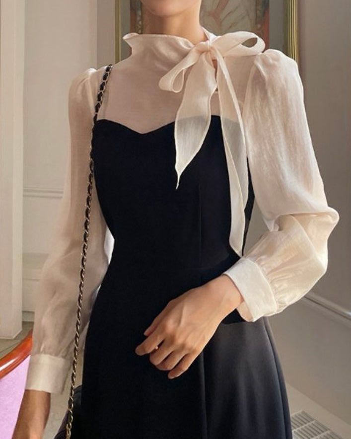 Scarf Bustier Dress
