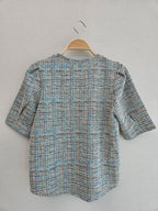 Velours Tweed Blouse