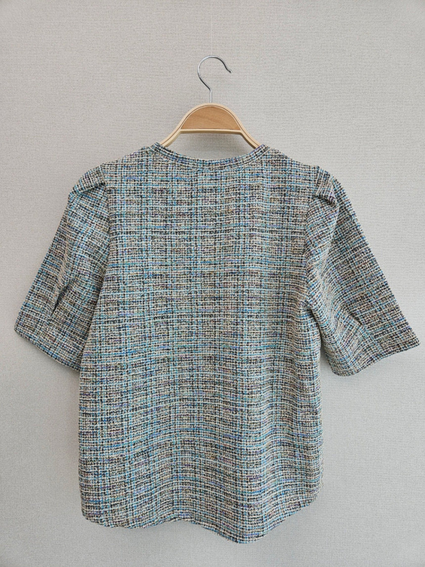 Velours Tweed Blouse