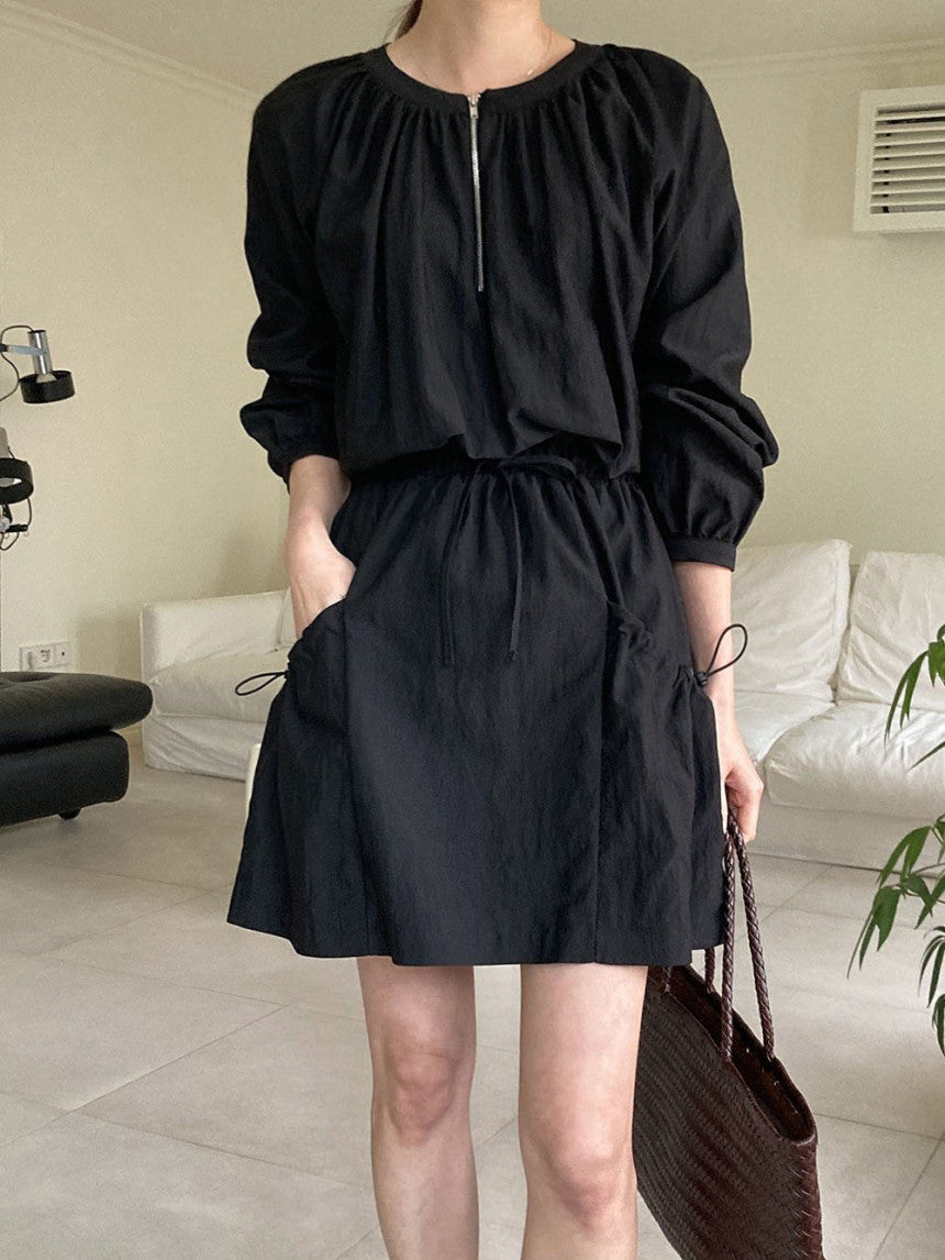 [ Pre-order ] Mine Cargo String Dress