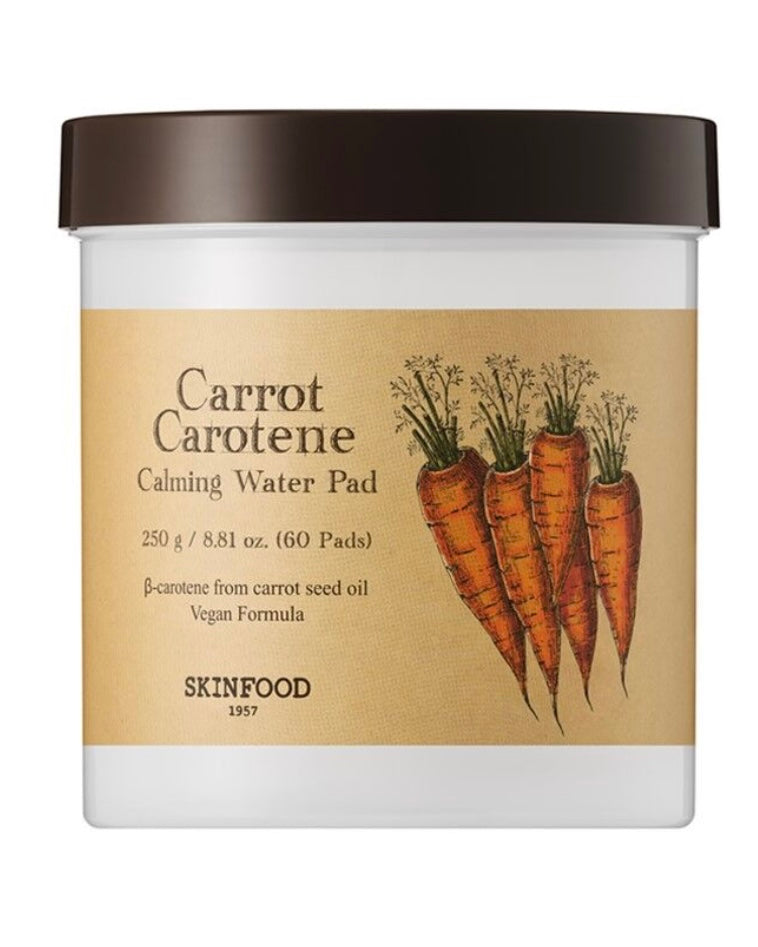 [ SKINFOOD ] Carrot Carotene Calming Water Pad Special Set (60P+10P+Carrot Mask Sheet 1P)