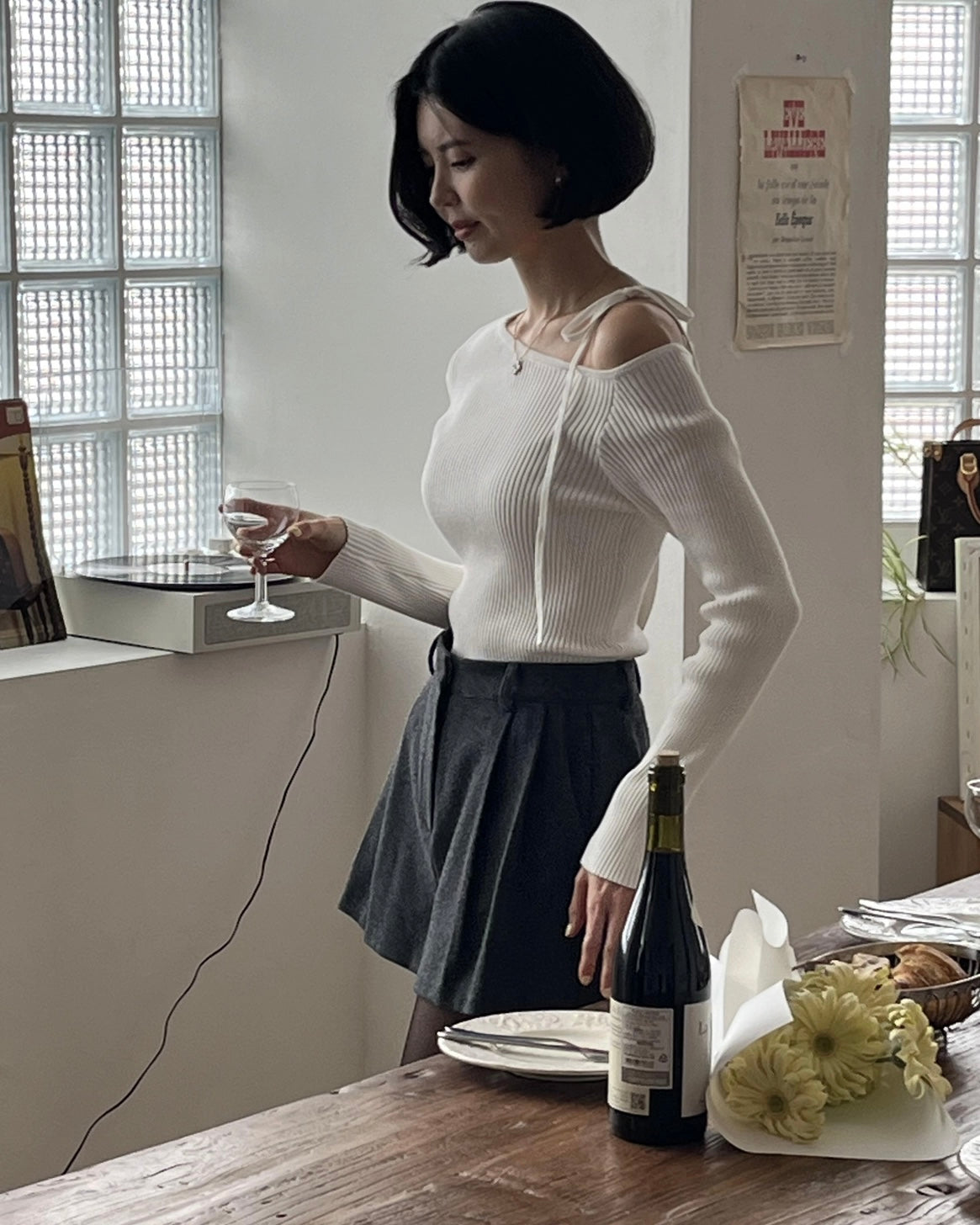 Sandy Ribbon Ribbed Knit