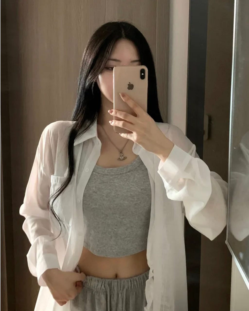 See-Through Overfit Shirt