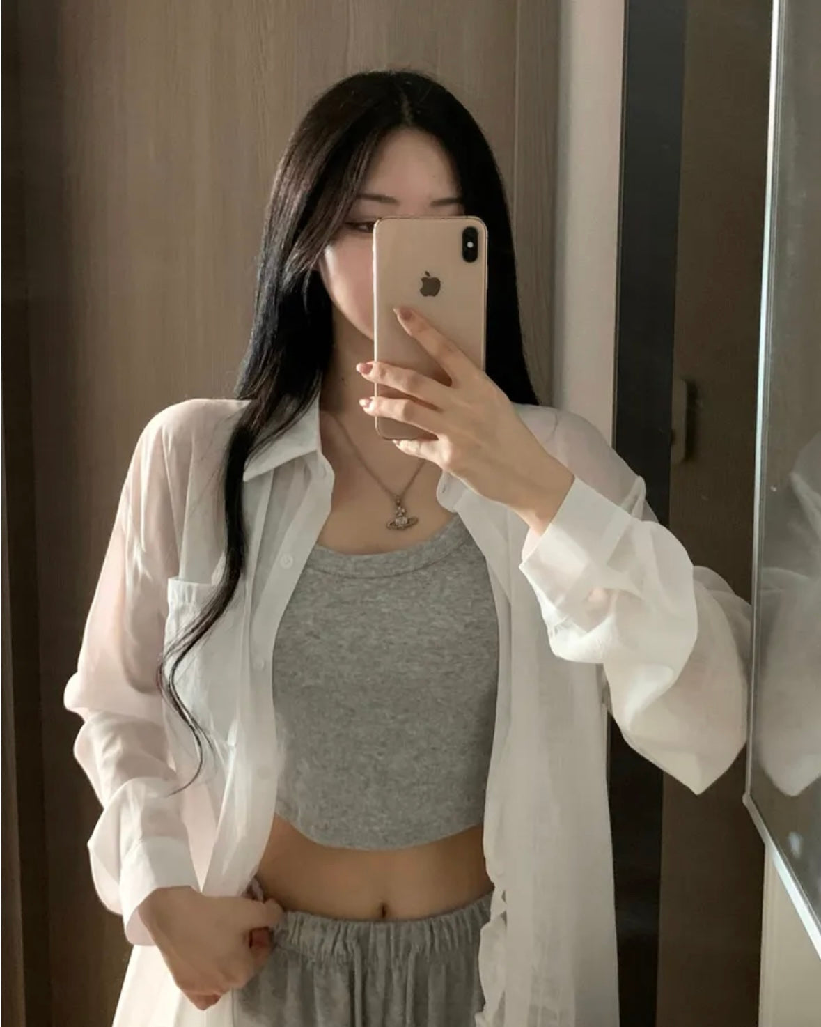 See-Through Overfit Shirt