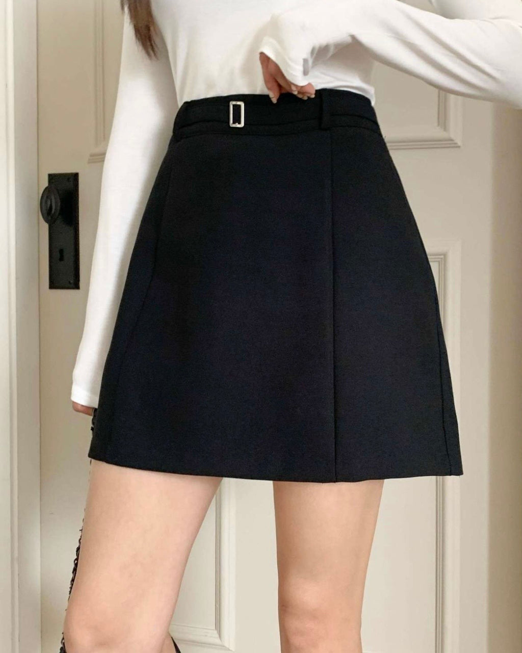 Shew Belt Mini Skirt