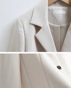Two-Button Cropped Jacket
