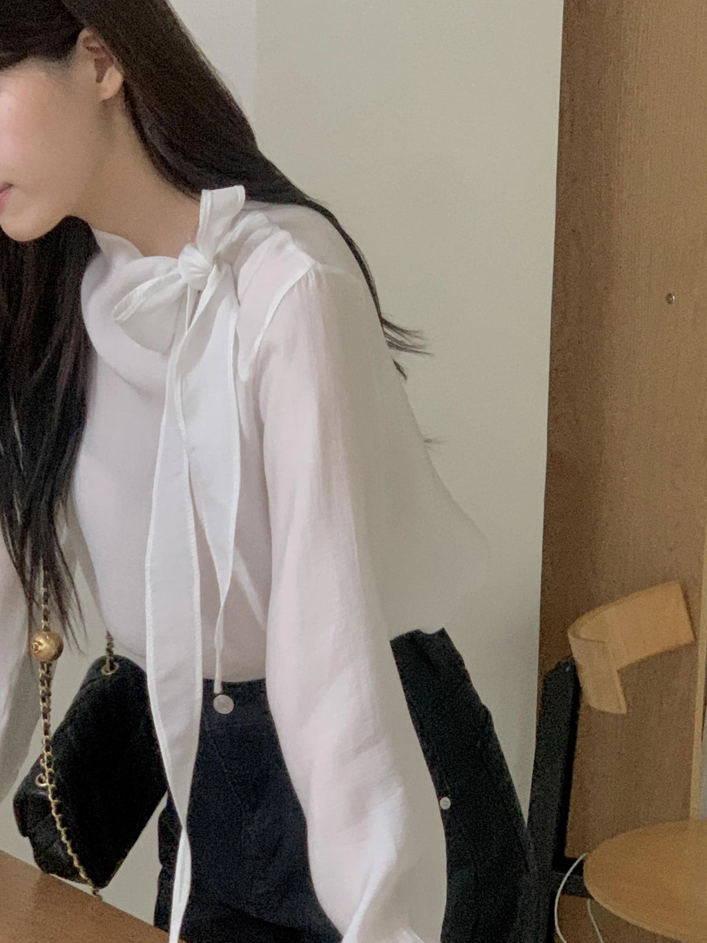 [ Pre-order ] And Tie Blouse