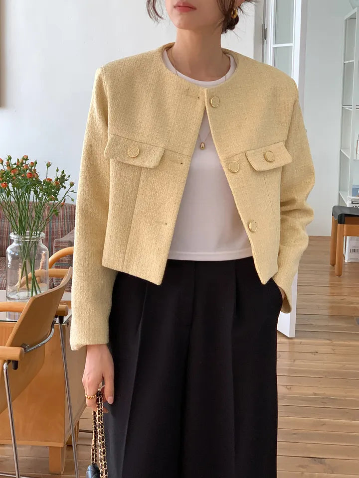 Macaroon Tweed Jacket