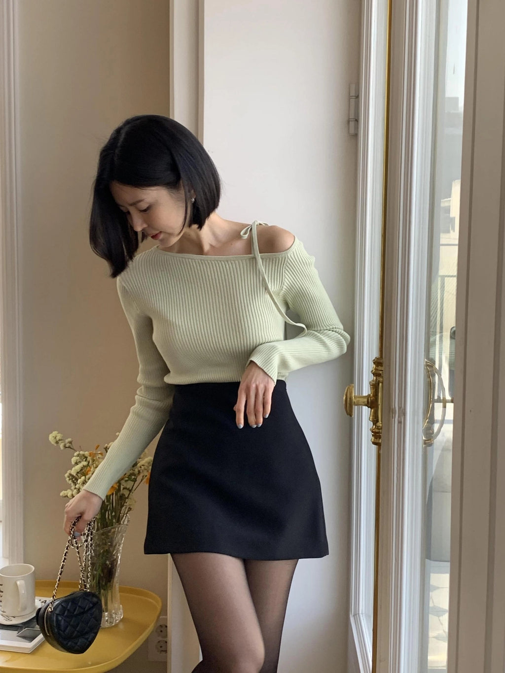 Sandy Ribbon Ribbed Knit