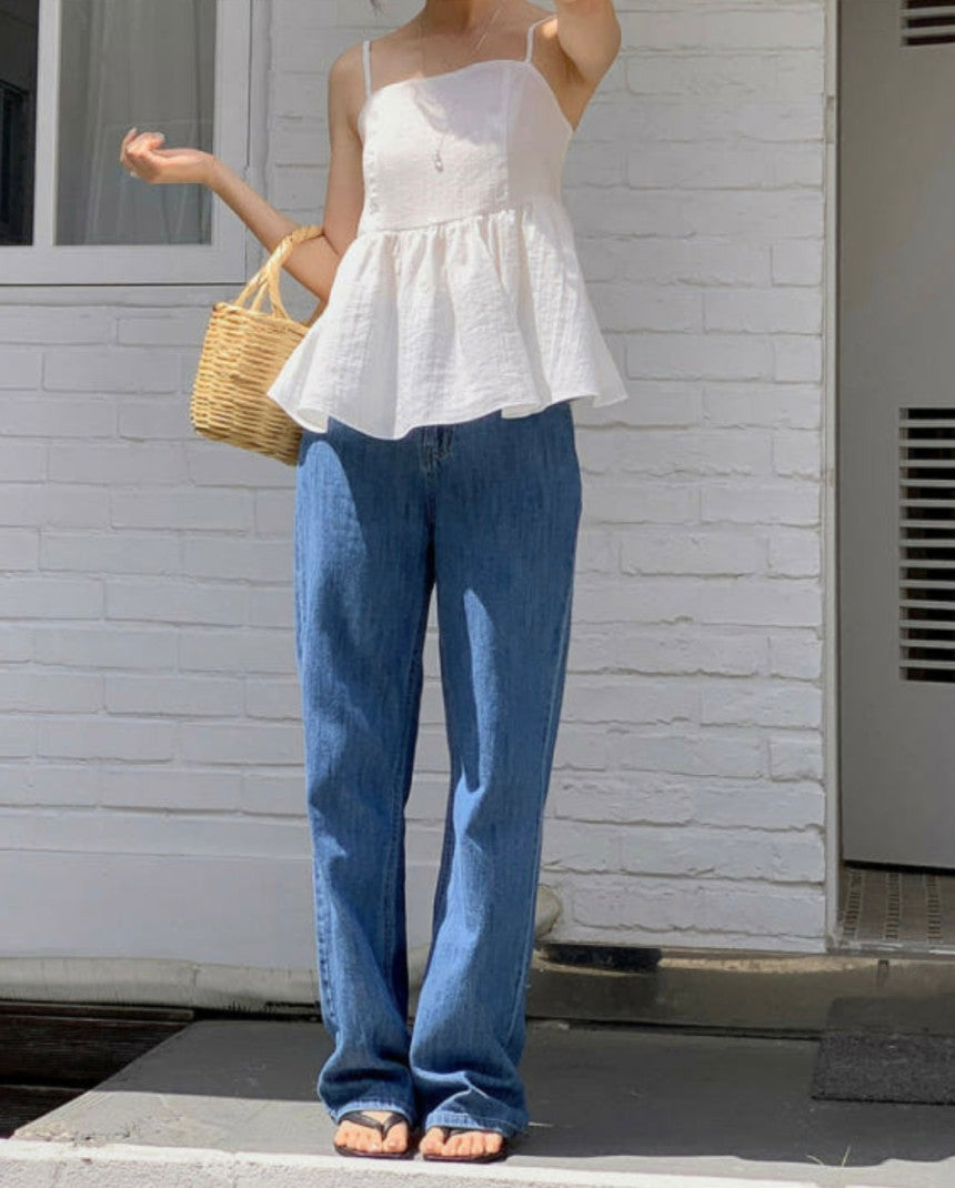 [ S,M ] Summer Straight Jeans