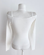 Cathy Ribbed Halter-Neck Knit Top