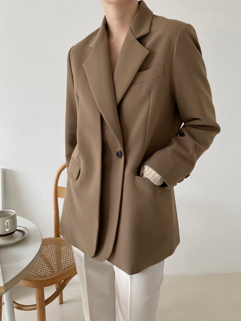 Double-layer One Button Jacket