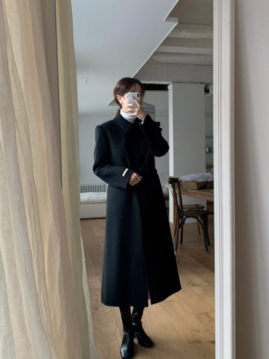 Vin Handmade 90% Wool Coat with Padded Vest