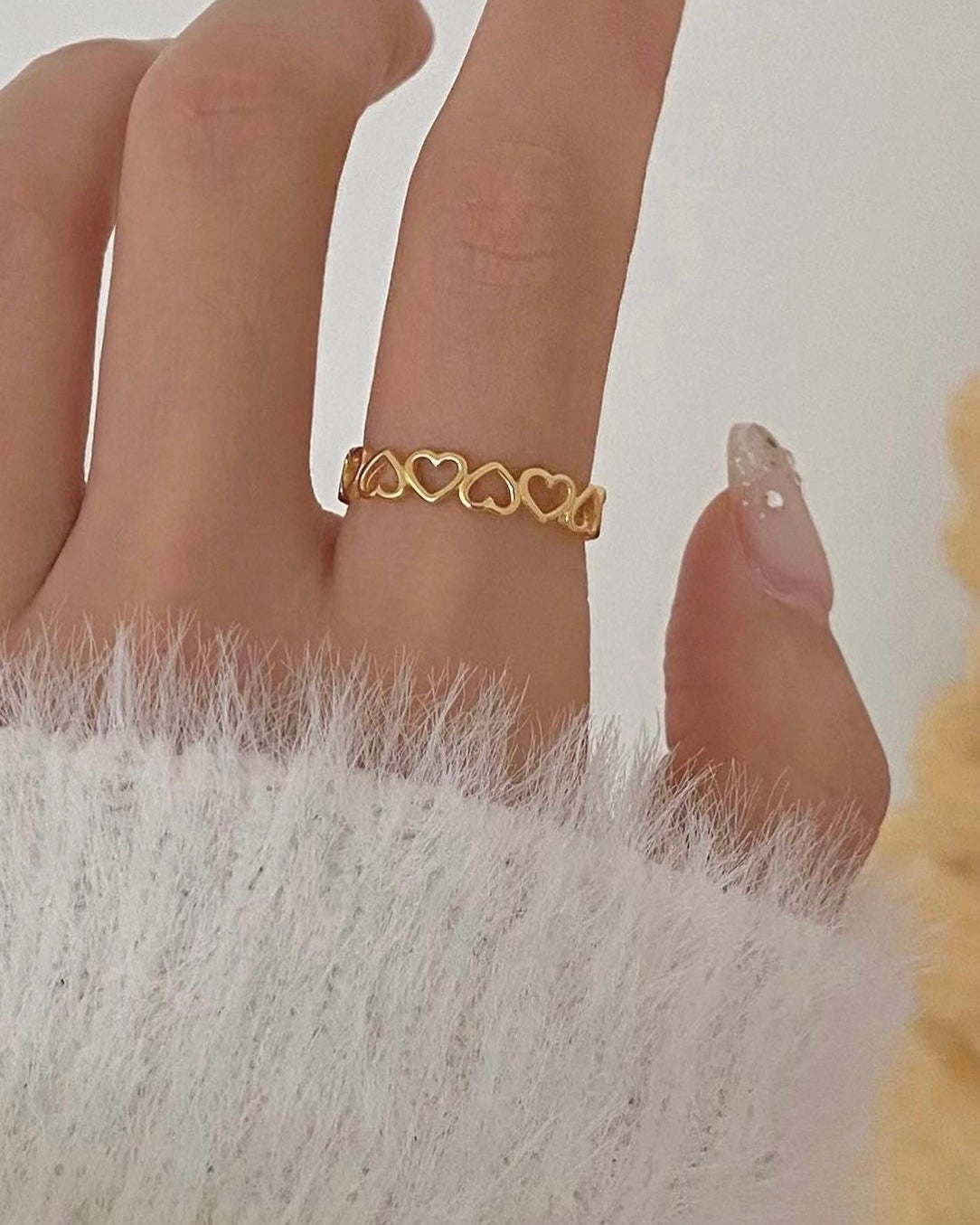 Heart Silver Ring