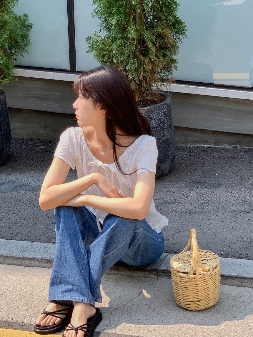 [ S,M ] Summer Straight Jeans