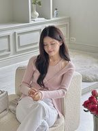 [ Pre-order ] Alisa Halter Sleeveless Cardigan Set