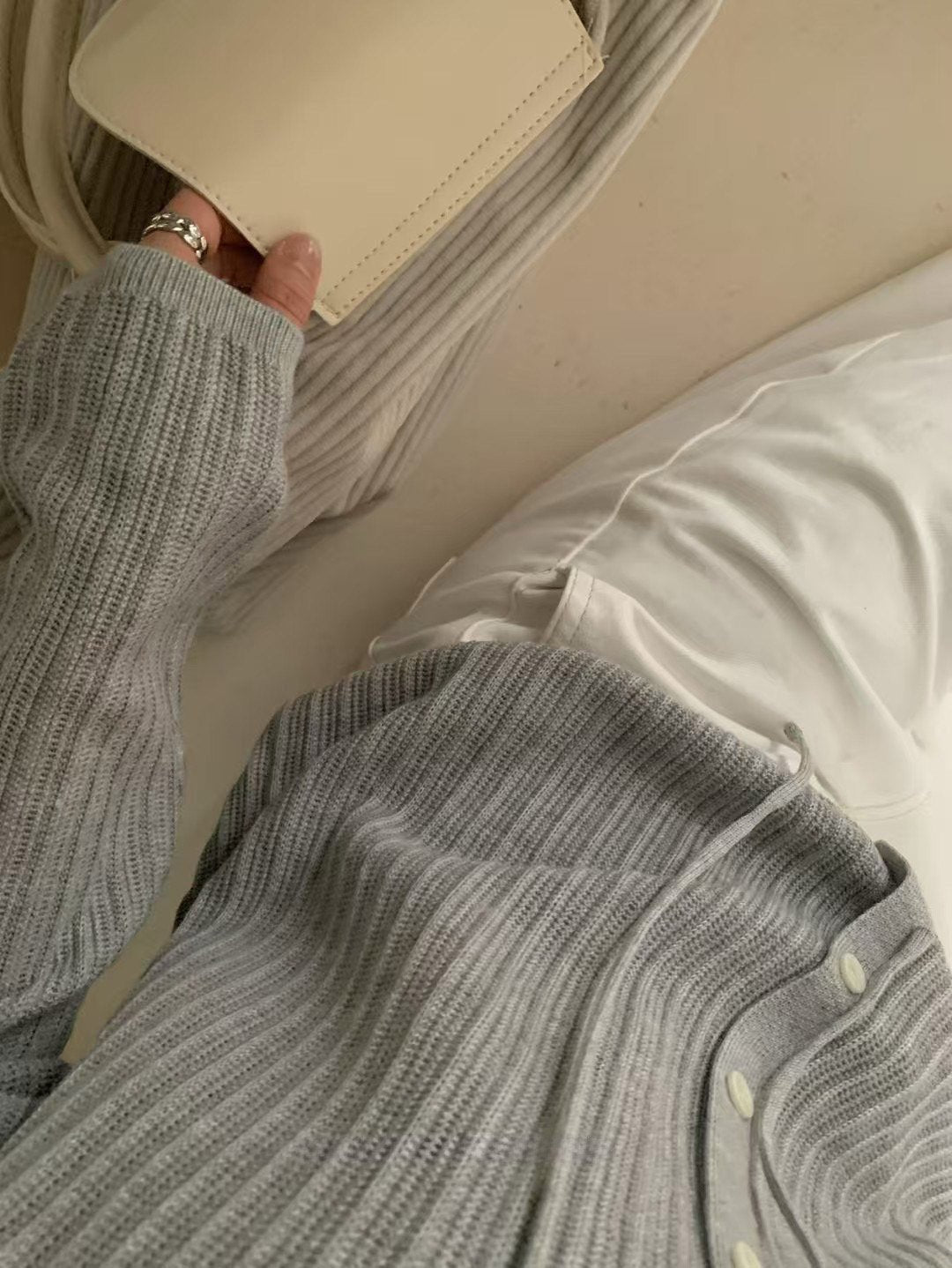 Egg Hoodie Cardigan