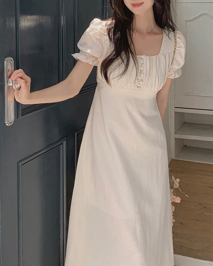 [ Sale Excluded ] Kong Button Dress