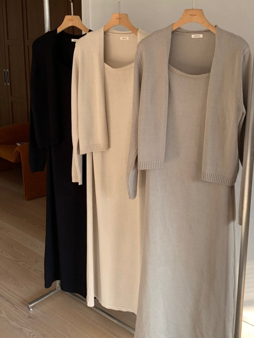 Mulia Cardigan Dress Set