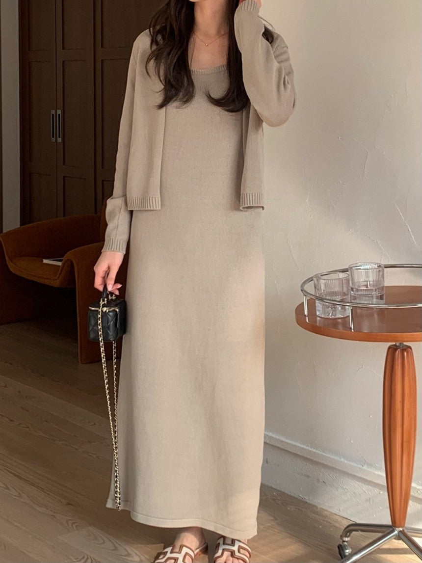 Mulia Cardigan Dress Set
