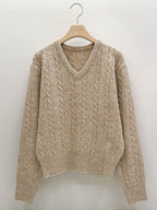 Mocha Cable Knit